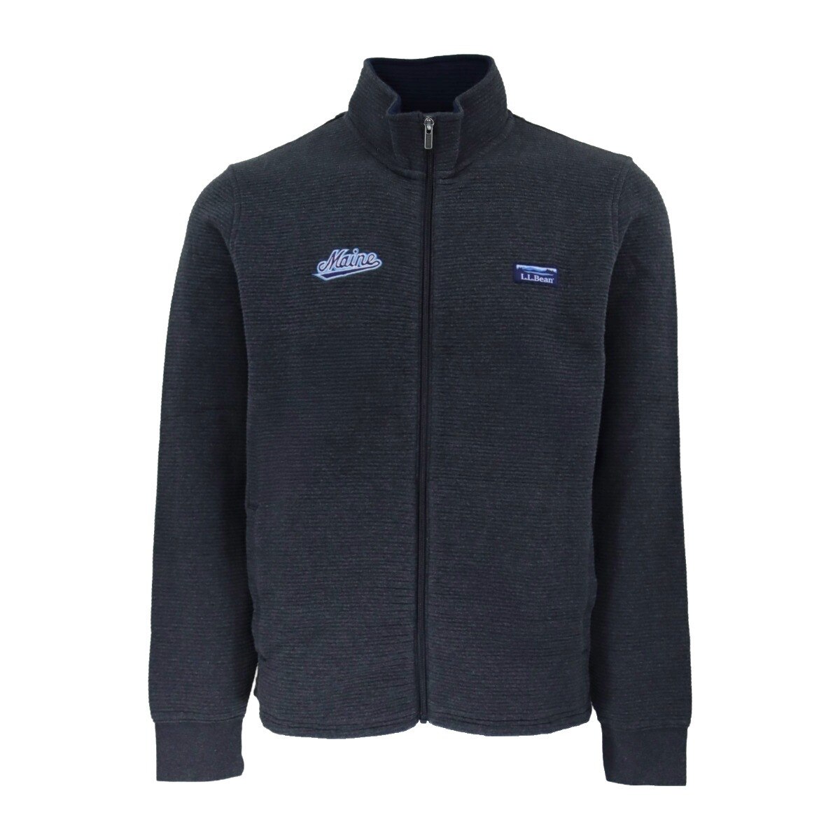 L.L.Bean Maine Script Lakewashed Double-Knit Full-Zip